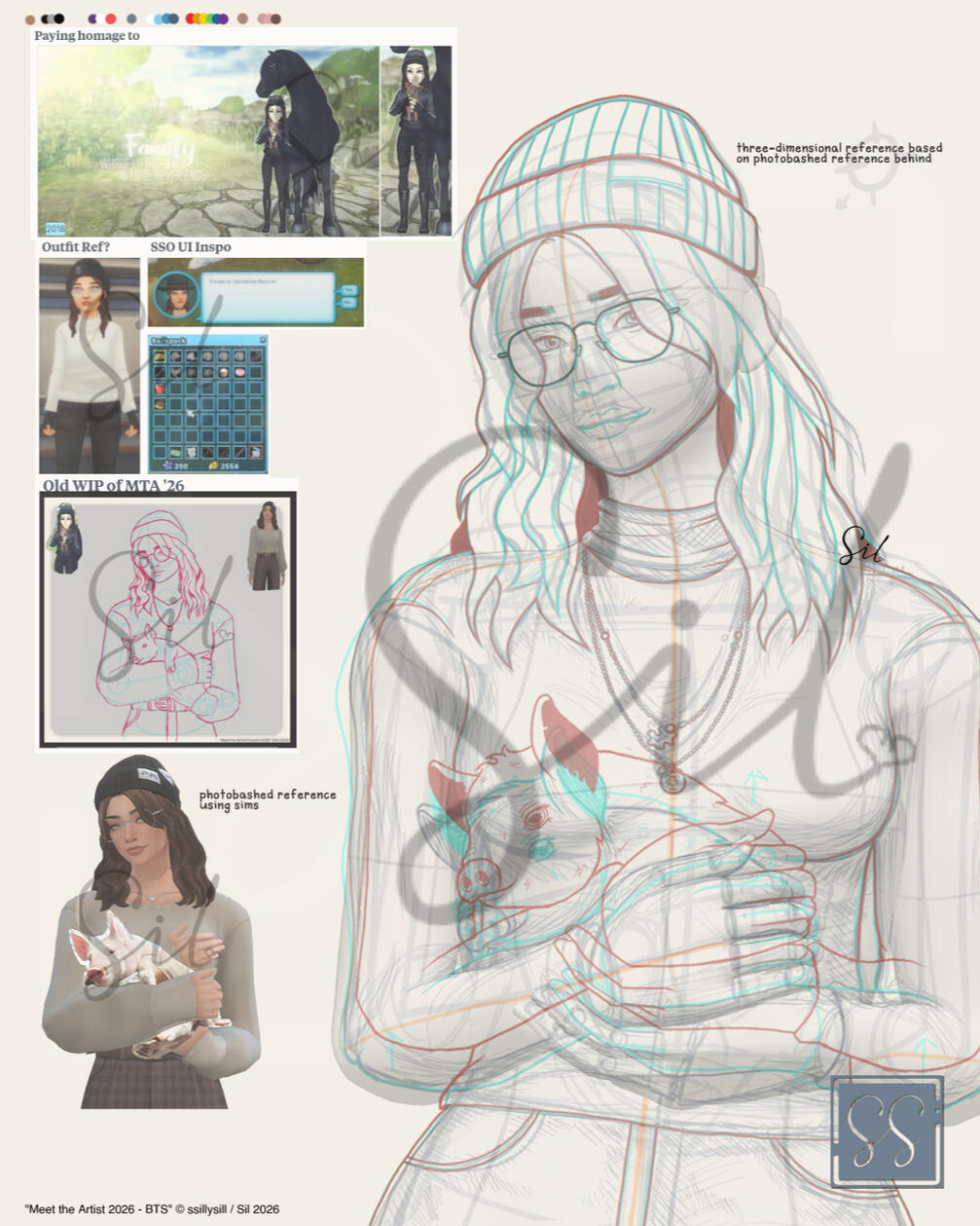 “Meet the Artist/Creator 2026” Sketch BTS | Clip Studio Paint | 2026