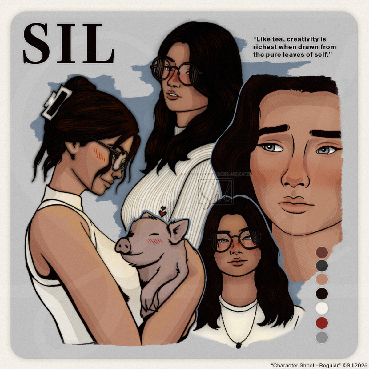 “Character Sheet” — Photoshop | 2025