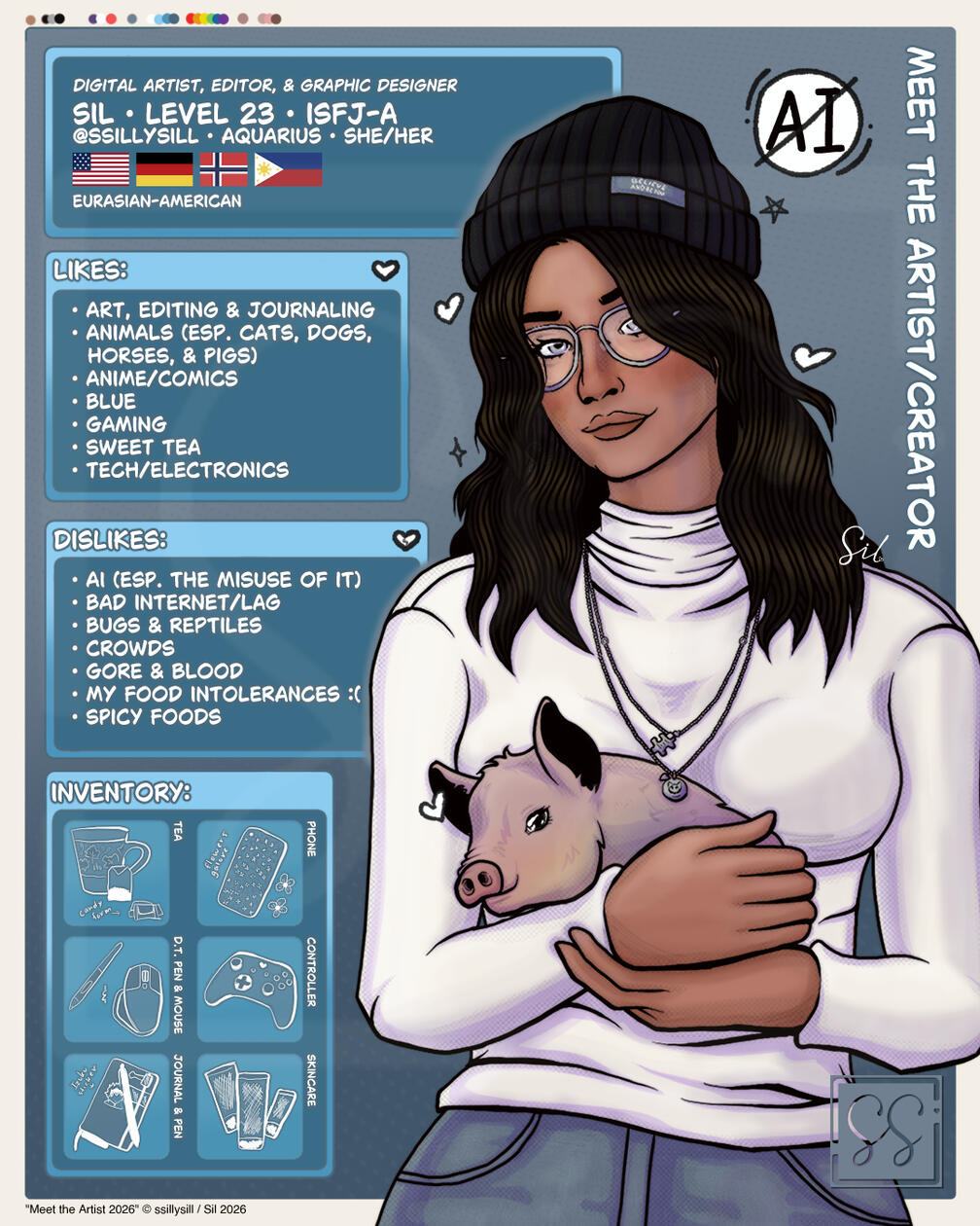 “Meet the Artist/Creator 2026” — Illustration | Clip Studio Paint | 2026
