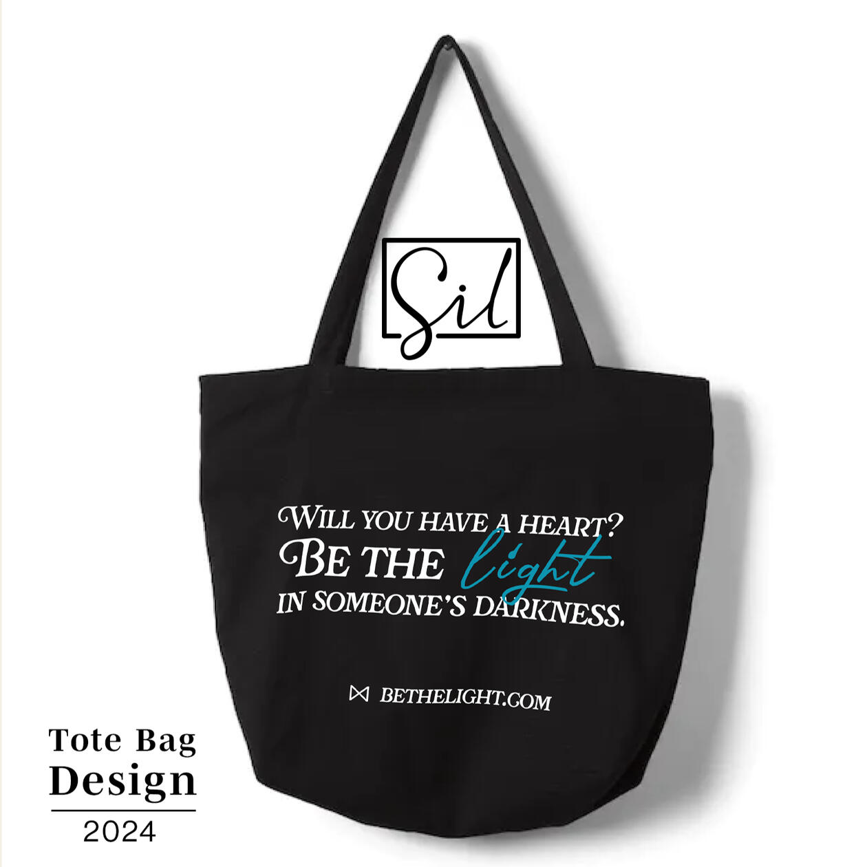 “Light Campaign” Tote Mockup — Design | Photoshop & Illustrator | 2024